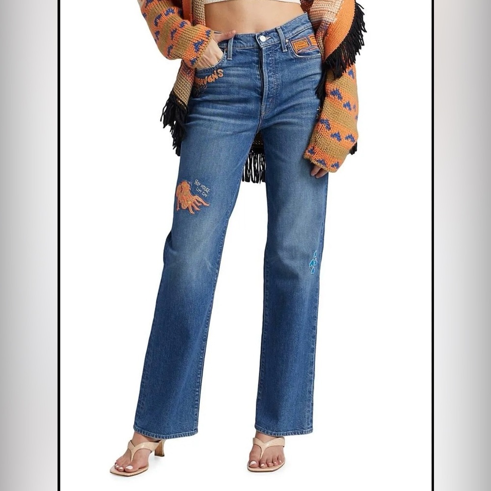 MOTHER Denim The Rambler Sneak Jeans — Size 26!!